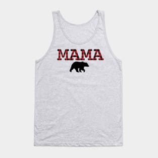 Mama Bear Buffalo Check Tank Top